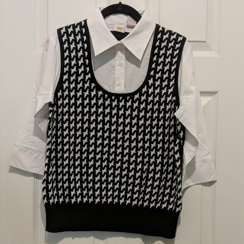 Covington 2pc look top Sz PL NWOT